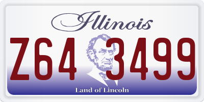 IL license plate Z643499