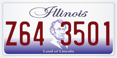 IL license plate Z643501