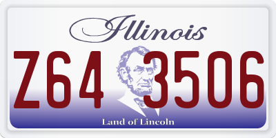 IL license plate Z643506