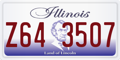 IL license plate Z643507