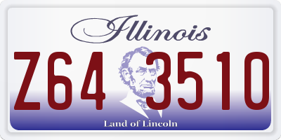 IL license plate Z643510