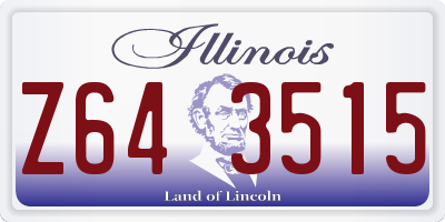 IL license plate Z643515
