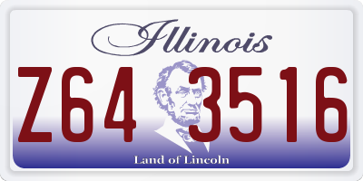 IL license plate Z643516