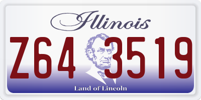 IL license plate Z643519