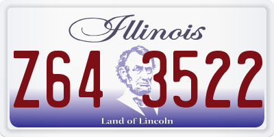 IL license plate Z643522