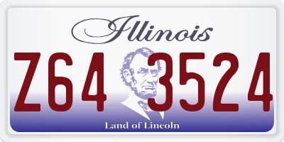 IL license plate Z643524
