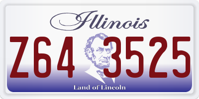 IL license plate Z643525