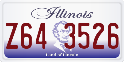 IL license plate Z643526