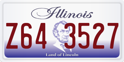IL license plate Z643527