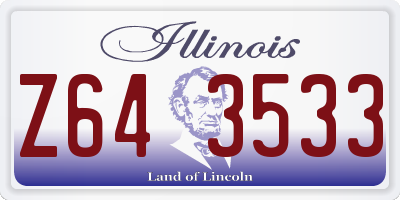 IL license plate Z643533