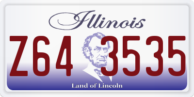 IL license plate Z643535