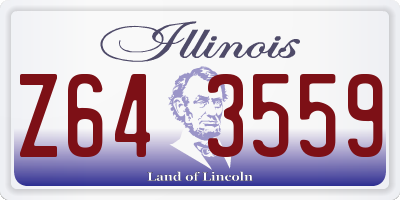 IL license plate Z643559