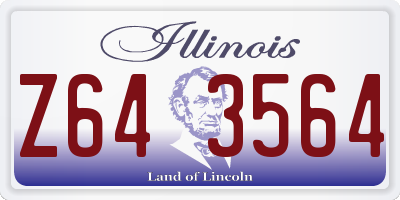 IL license plate Z643564