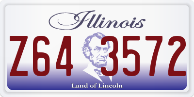 IL license plate Z643572