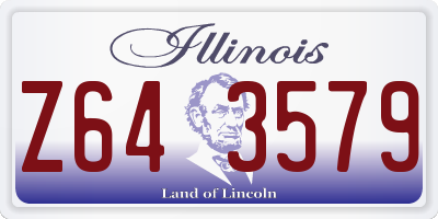 IL license plate Z643579