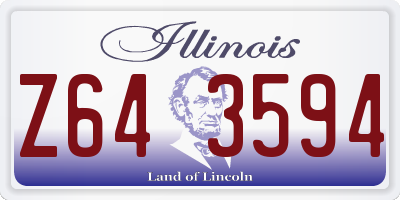IL license plate Z643594