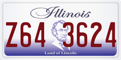 IL license plate Z643624