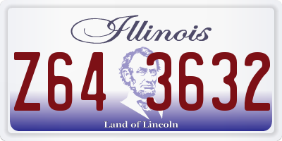 IL license plate Z643632