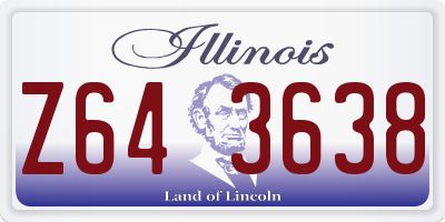 IL license plate Z643638