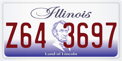 IL license plate Z643697