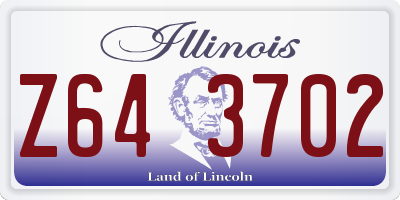 IL license plate Z643702