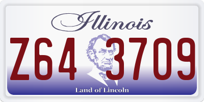 IL license plate Z643709