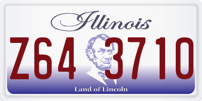 IL license plate Z643710