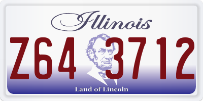 IL license plate Z643712