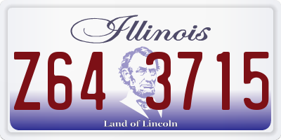 IL license plate Z643715
