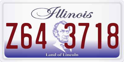 IL license plate Z643718