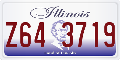 IL license plate Z643719
