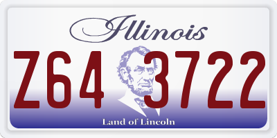 IL license plate Z643722
