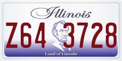 IL license plate Z643728