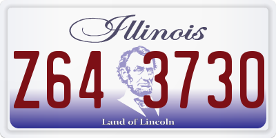 IL license plate Z643730