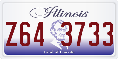 IL license plate Z643733