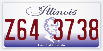 IL license plate Z643738