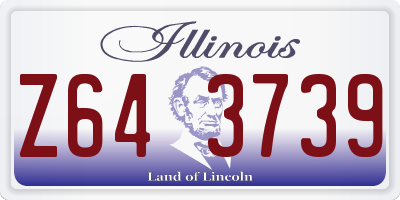 IL license plate Z643739