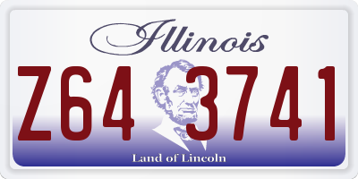 IL license plate Z643741