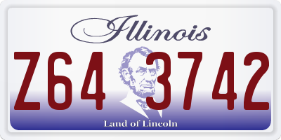 IL license plate Z643742