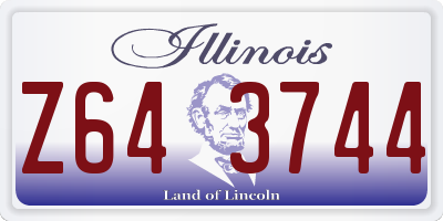 IL license plate Z643744