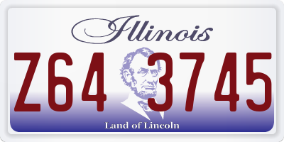 IL license plate Z643745