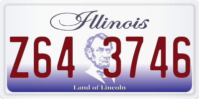 IL license plate Z643746