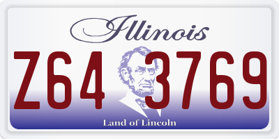 IL license plate Z643769