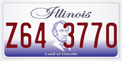 IL license plate Z643770