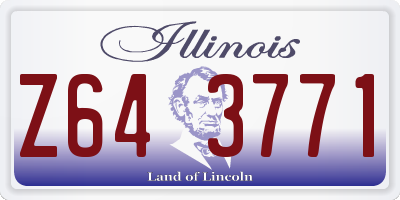 IL license plate Z643771