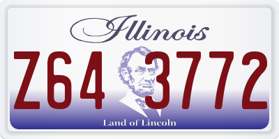 IL license plate Z643772