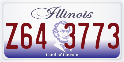 IL license plate Z643773