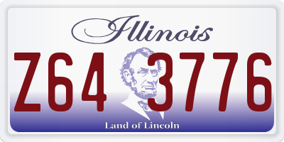 IL license plate Z643776