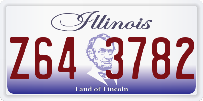 IL license plate Z643782
