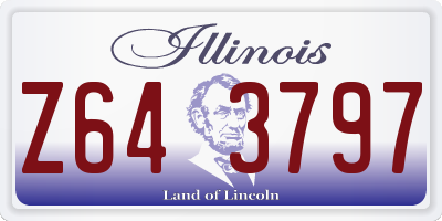 IL license plate Z643797